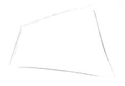 玉米的素描畫法步驟01，畫線稿