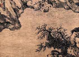 謝時臣《山水圖軸》欣賞