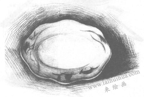 盤子的素描畫法步驟06