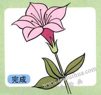 杜鵑花兒童畫(huà)
