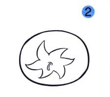 西紅柿兒童畫(huà)畫(huà)法步驟02