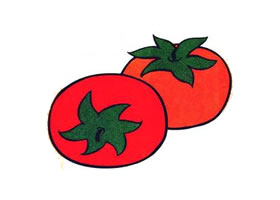 西紅柿兒童畫(huà)