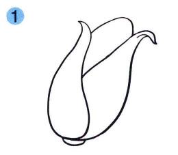 玉米兒童畫(huà)畫(huà)法步驟01