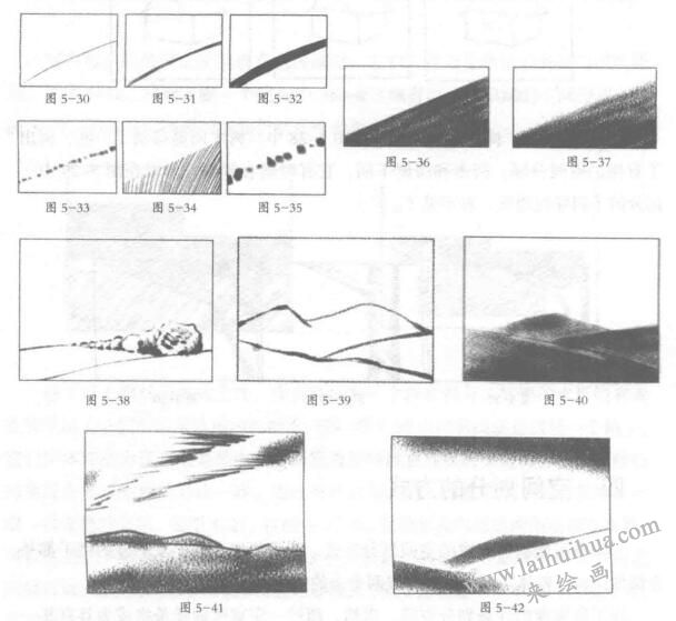 風(fēng)景素描入門知識：空間劃分的方式