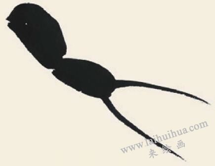 燕子兒童國(guó)畫(huà)畫(huà)法步驟02