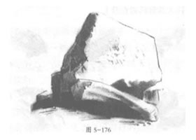 大塊巖石的素描畫(huà)法