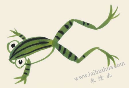 青蛙兒童國畫