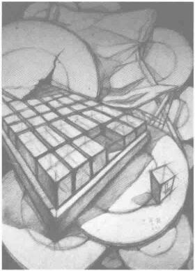 穿插變形，設計素描