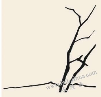 水鄉(xiāng)金秋兒童國(guó)畫畫法步驟01