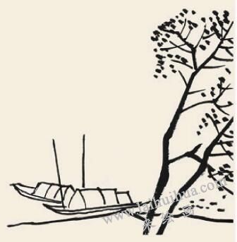 水鄉(xiāng)金秋兒童國(guó)畫畫法步驟02