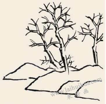 獨(dú)釣寒江雪兒童國(guó)畫畫法步驟02