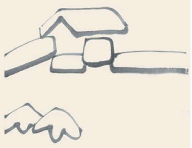 農(nóng)家臘月兒童國(guó)畫(huà)畫(huà)法步驟02