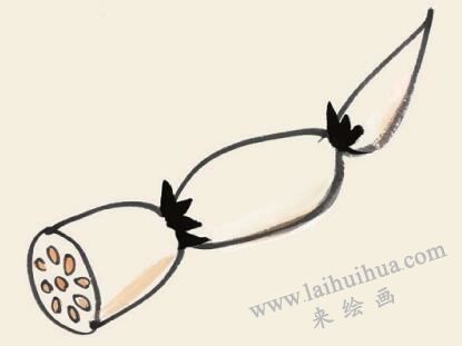 蓮藕兒童國畫