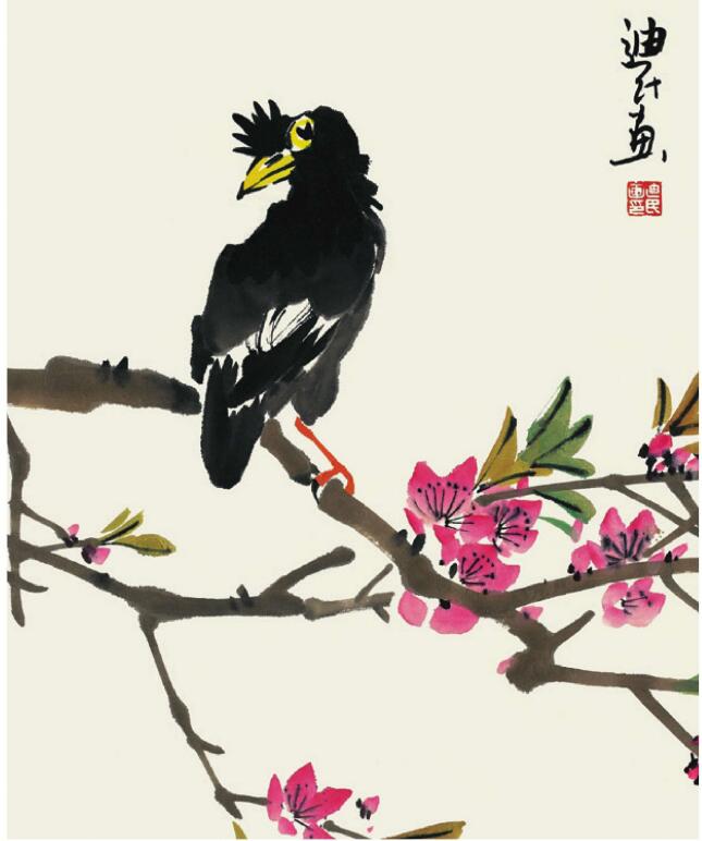 八哥兒童國(guó)畫