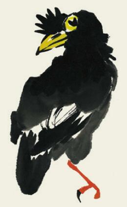 八哥兒童國(guó)畫