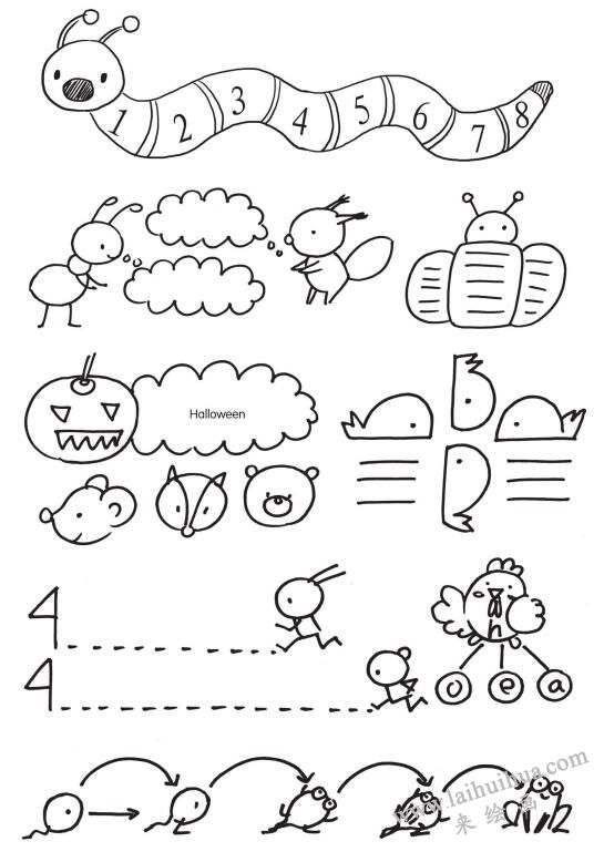 動物簡筆畫在墻報(bào)和板報(bào)的應(yīng)用03
