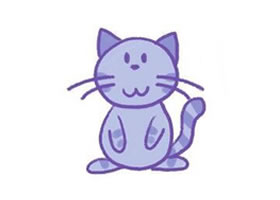 貓的簡(jiǎn)筆畫(huà)