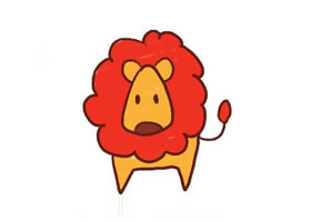 獅子簡筆畫（一）