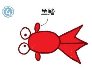 金魚簡(jiǎn)筆畫