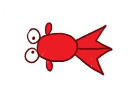 金魚簡(jiǎn)筆畫