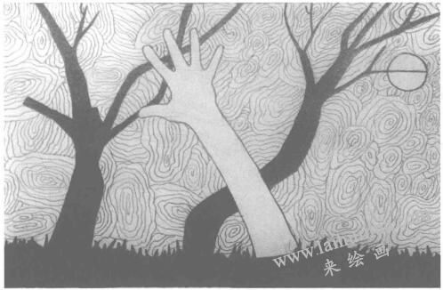 設(shè)計素描中點、線、面的綜合應(yīng)用二