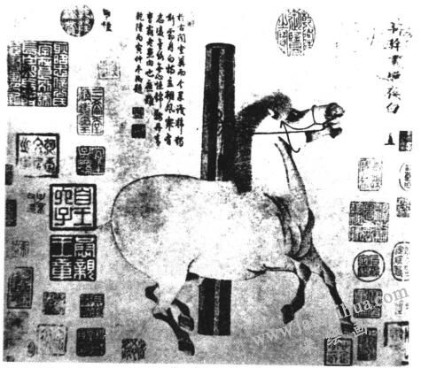 唐代牛馬等動物畫家的存世作品