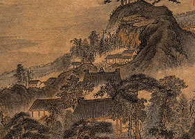 清代石濤《清涼臺(tái)圖》賞析
