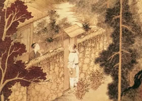 金廷標《負擔圖》
