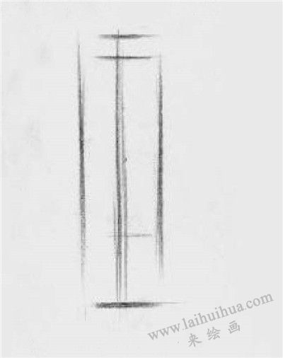 可樂(lè)瓶素描畫(huà)法步驟01