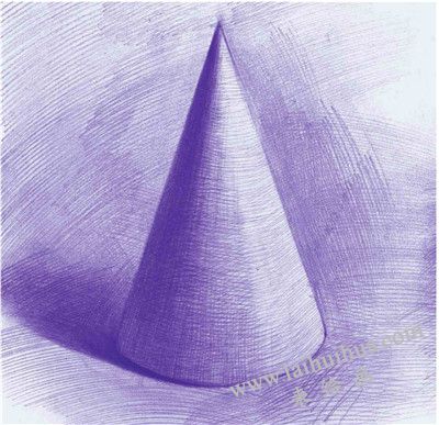 圓錐體素描明暗畫法