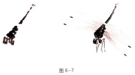 蜻蜓的國(guó)畫畫法步驟01