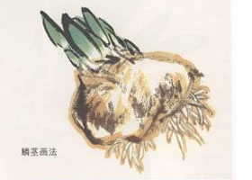 水仙花國(guó)畫畫法