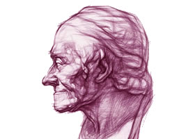 伏爾泰像結(jié)構(gòu)素描畫法