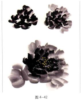 畫(huà)墨牡丹