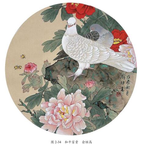 國畫白色禽鳥著色方法
