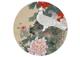 國(guó)畫白色禽鳥著色方法