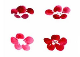 國畫梅花花朵畫法