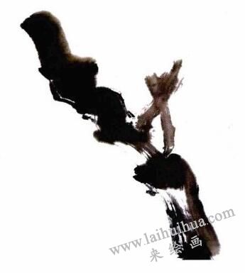國畫梅花的畫法步驟01