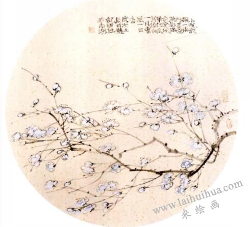 國(guó)畫(huà)梅花的畫(huà)法步驟05