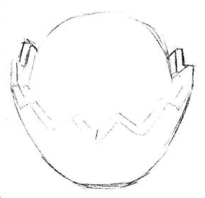 小盆栽仙人球素描畫(huà)法步驟02
