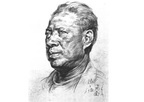 津門人肖像素描作品