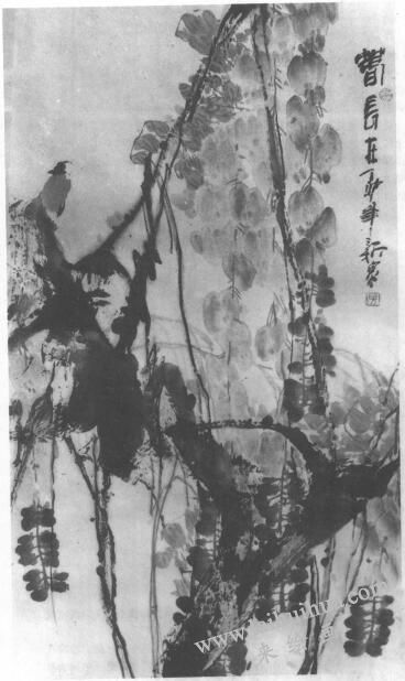 水墨畫技法之點(diǎn)水法（藤羅花點(diǎn)水法）03