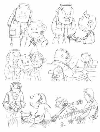 動(dòng)畫素描與傳統(tǒng)素描的區(qū)別03