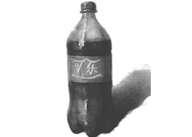 可樂瓶的結(jié)構(gòu)與作畫步驟素描練習(xí)