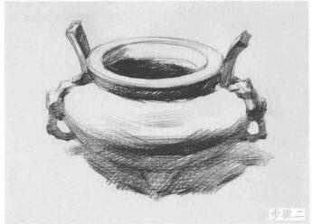 鼎的結(jié)構(gòu)與作畫步驟素描練習(xí)02