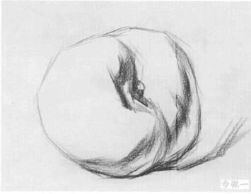 蘋(píng)果的作畫(huà)步驟與結(jié)構(gòu)素描練習(xí)01