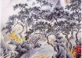 青綠山水畫的臨摹創(chuàng)作方法