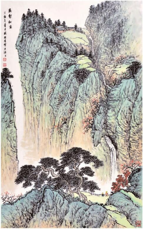 高遠(yuǎn)法構(gòu)圖《萬(wàn)壑松泉》