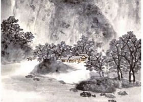 水墨山水畫撒鹽法表現(xiàn)技法