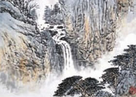 水墨山水畫混染法